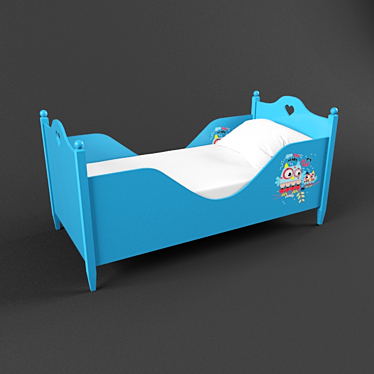 CozyCot - Comfortable and Safe Baby Cot 3D model image 1 