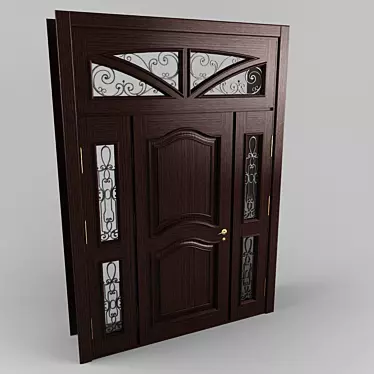Title: Custom Entrance Lobby Design 3D model image 1 