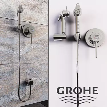 Grohe Classic Hygienic Shower 3D model image 1 