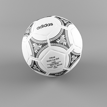 Vintage World Cup 1990 Ball 3D model image 1 