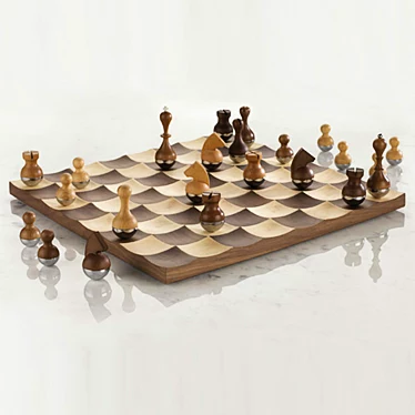 Strategic Mind Chess Set 3D model image 1 