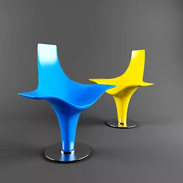 Modern Style Cappellini Statuette Chair 3D model image 1 