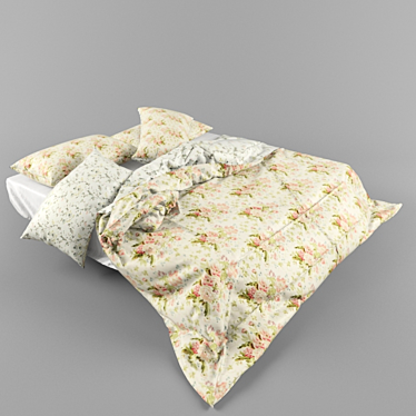 CozyDreams Bed 3D model image 1 