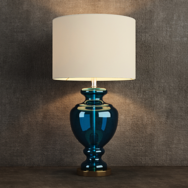 Elegant Glass Table Lamp - 1-5612 3D model image 1 