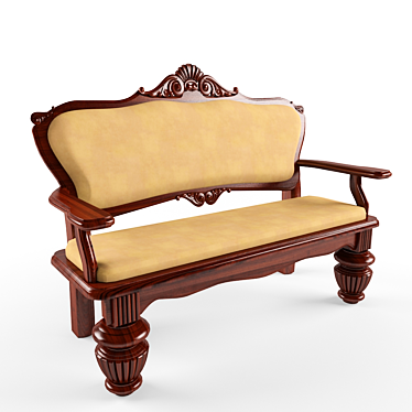 "Baron" Billiard Bench by "RuptuR 3D model image 1 