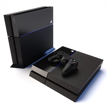 Sony PS4: Ultimate Gaming Console 3D model image 1 