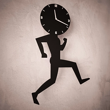 Dynamic Movement Wall Clock 3D model image 1 