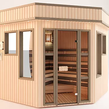 Custom ITS Sauna 3D model image 1 