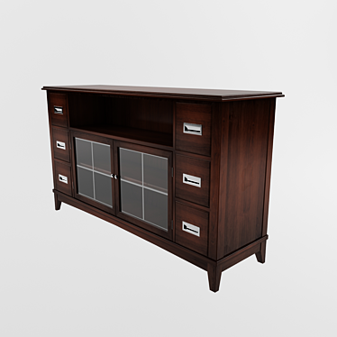 Sleek Latitude Console 3D model image 1 