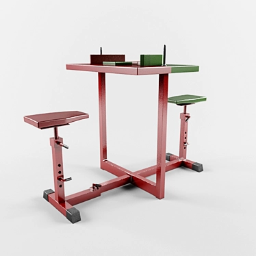 Arm Wrestle Table 3D model image 1 