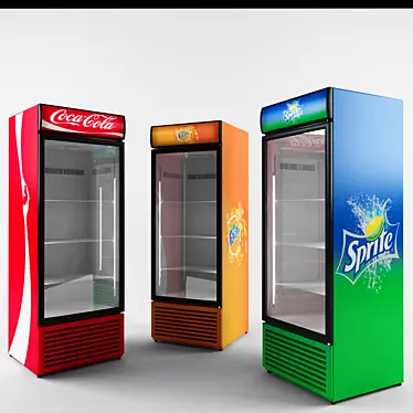 Coca-Cola Drink Coolers: Compact and Stylish! 3D model image 1 