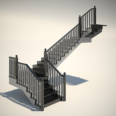 Lucky 13 Staircase 3D model image 1 