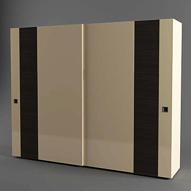 Modern Simple Cupboard 3D model image 1 