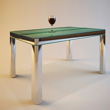 Modern Table for Stylish Spaces 3D model image 1 