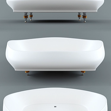 Spacious & Stylish Bathroom Set 3D model image 1 