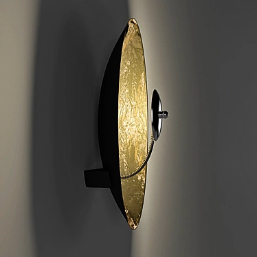 Gold-Embellished Chiaro Pendant Light 3D model image 1 