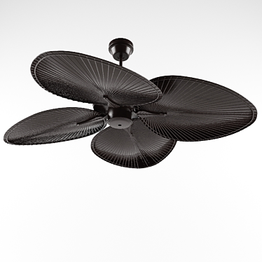 Cuba Ceiling Fan: Stylish & Powerful 3D model image 1 