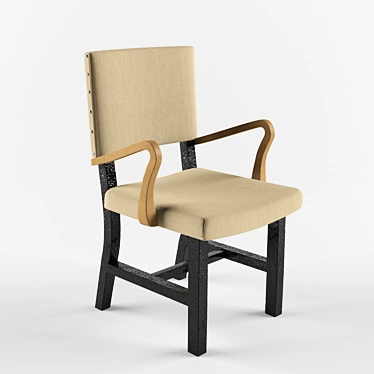 Elegant Armchair Marchetti MM 504 3D model image 1 