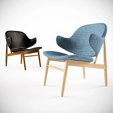 Kofod-Larsen Designer Easy Chair 3D model image 1 