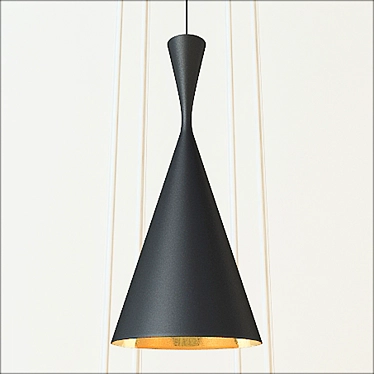 Elegant Glass Ceiling Lamp 3D model image 1 