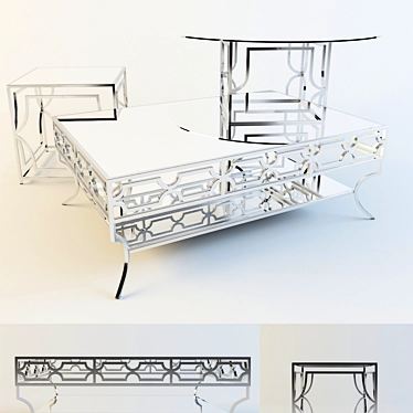 Abigail: Stylish Tables for Every Occasion 3D model image 1 