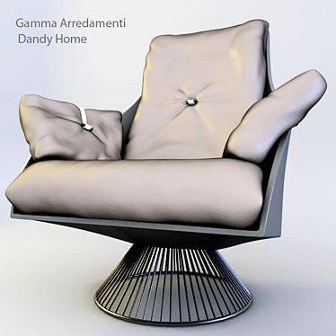 Gamma Arredamenti Gloss Chair: Modern Italian Design 3D model image 1 