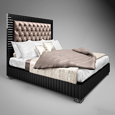 LUNA Bed by FRANCESCO MOLON 3D model image 1 