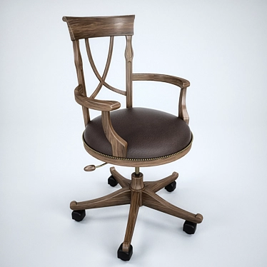 Classic Style Computer Chair 3D model image 1 