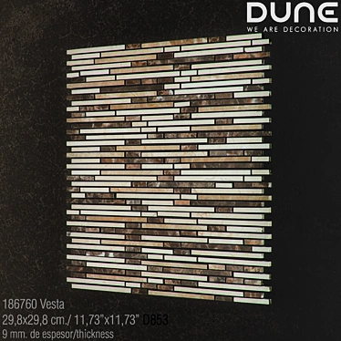 DUNE VESTA Stone Mosaic - 29,8x29,8 cm 3D model image 1 