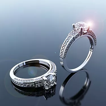 ring with diamonds