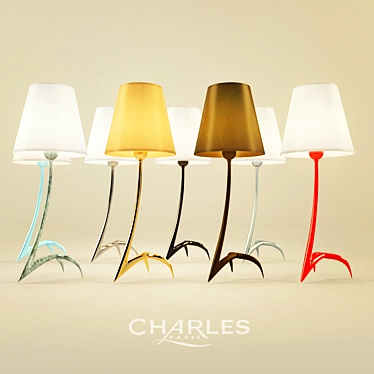 Charles STOC-KHOLM Pendant Light 3D model image 1 