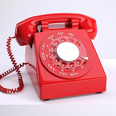 Old red phone