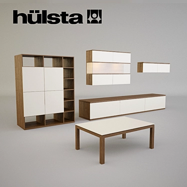 German Furniture Set: Huelsta 3D model image 1 