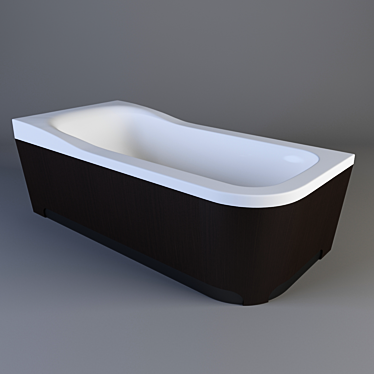 Luxury Comfort: Duravit Esplanade Bath 3D model image 1 