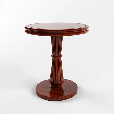 Elegant Vintage Coffee Table 3D model image 1 