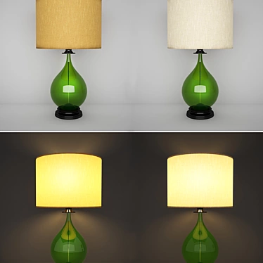 Elegant Minimalist Table Light 3D model image 1 