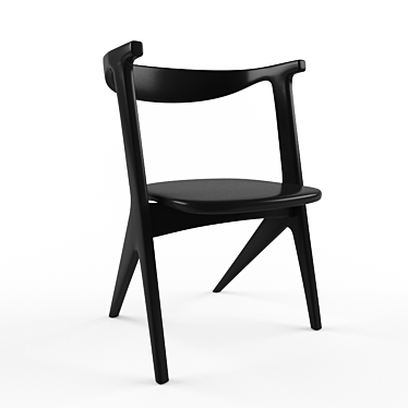 Cafe Chairs: Stylish Seating 3D model image 1 