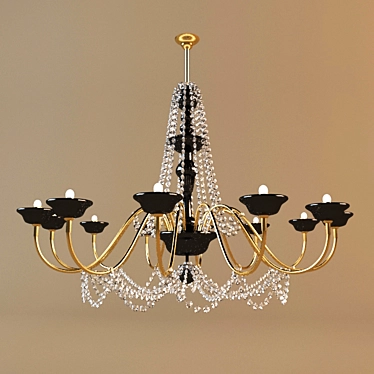 Raffaello-inspired Chandelier 3D model image 1 