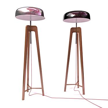 Modern Minimalist Floor Lamp 3D model image 1 