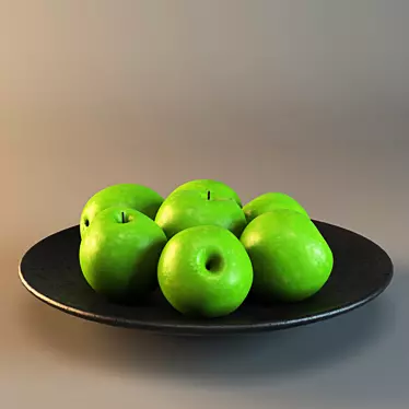 Fresh Apple Delight 3D model image 1 