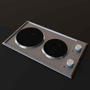 Beko HDCE 32200 X Electric Cooktop 3D model image 1 