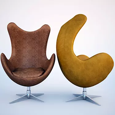 Elegant Comfort Chair 3D model image 1 