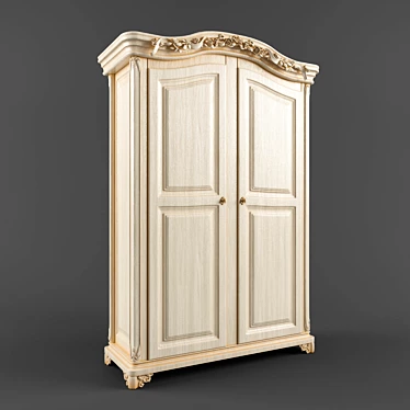 Elegant Savio Firmino Wardrobe 3D model image 1 