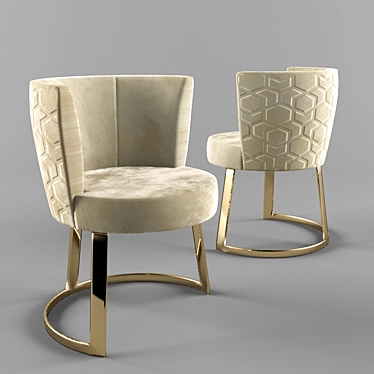 Luxurious Textured Loveluxe Cloe 3D model image 1 