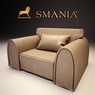 Smania Maurice Poltrona: The Club Collection 3D model image 1 