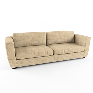 Luxury Goldconfort Sofa 3D model image 1 