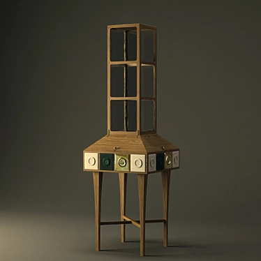 Patchwork Cabinet by Kiki Van Eijk 3D model image 1 