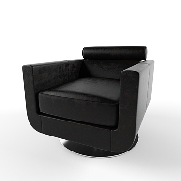  Scandinavian-Inspired Accent Chair 3D model image 1 