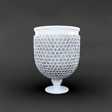 Greek Goddess Vase: Timeless Elegance 3D model image 1 