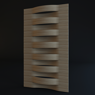 Wood I-Radium Infrared Radiator 3D model image 1 